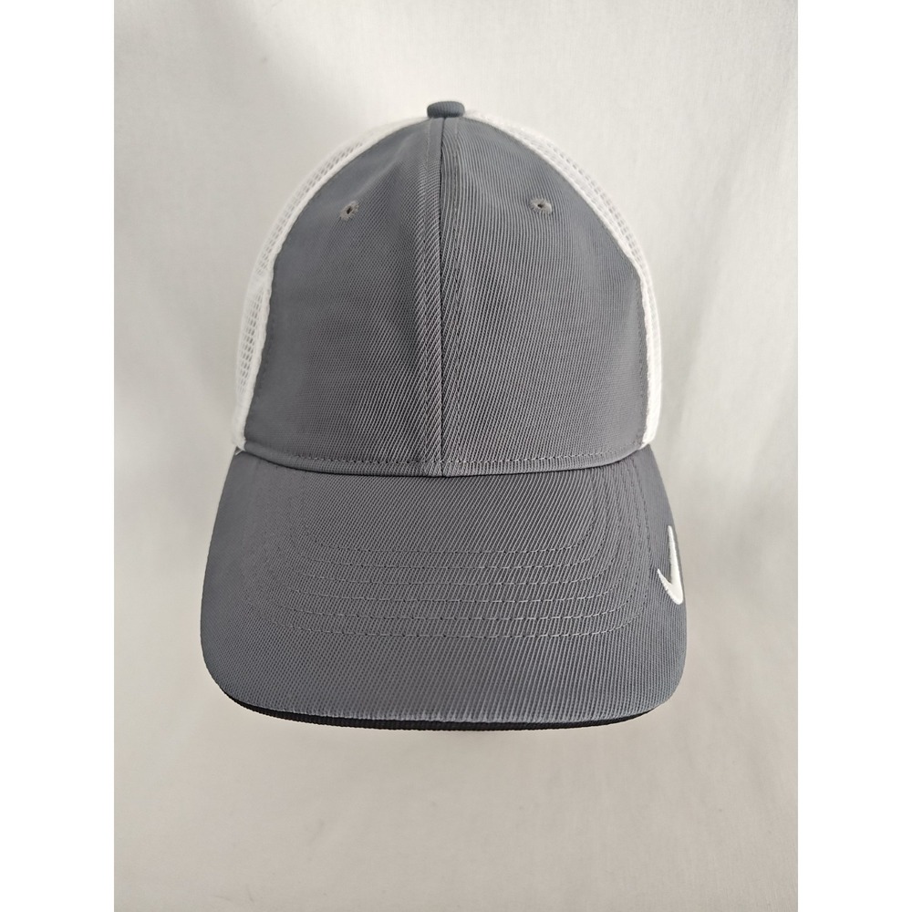 Nike Men's golf hat Gray White L/XL 889302-065 Holiday 2016‎ Adult cap